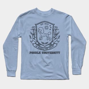 Poodle University Long Sleeve T-Shirt